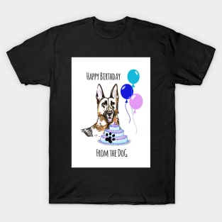 Happy Birthday from the Dog T-Shirt